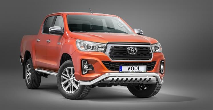 LOWBAR EU frontbåge med hasplåt - Toyota Hilux 2019-