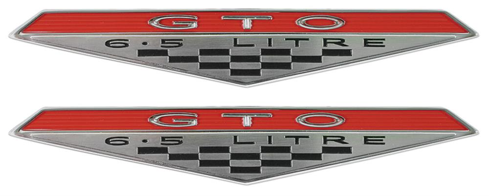 emblem framskärm "GTO 6.5 LITRE"