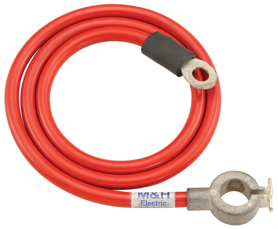 Spring Ring Battery Cable, 1966-67 Skylark V6, Positive