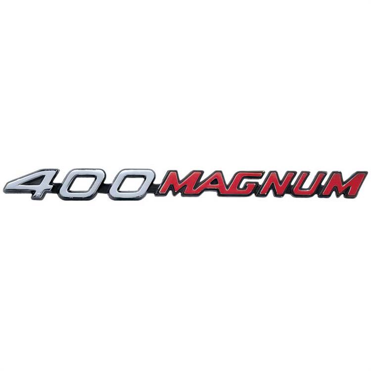 emblem motorhuv, "400 Magnum"; Mopar Licensed