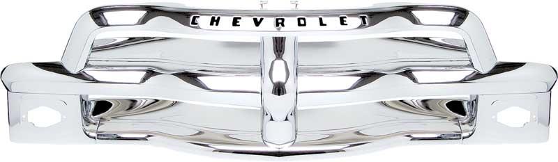 Front Grille Assembly, chrome
