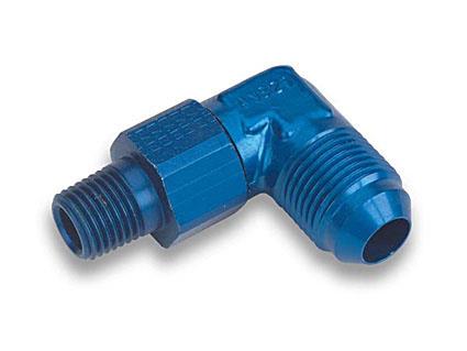 nippel Swivel AN10 x 3/8" NPT, 90 grader