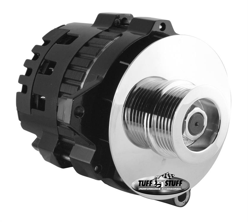 alternator / generator, 140A, 12 volt, Black powdercoated