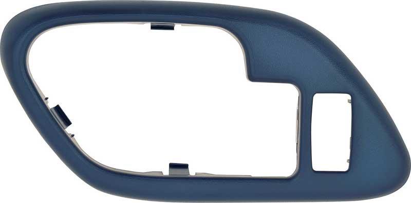 dörrhandtag inre 1995-02 GM C/K PICKUP TRUCK / SPORT UTILITY INNER DOOR HANDLE BEZEL W/ LOCK HOLE - BLUE; LH