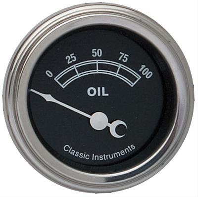 Oil pressure, 54mm, 0-100 psi, electric