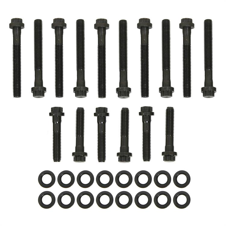 Main Bolts, 2-bolt Style, 12-point, 180,000 psi Yield Strength, Washers, Chevy, Small Block, Kit