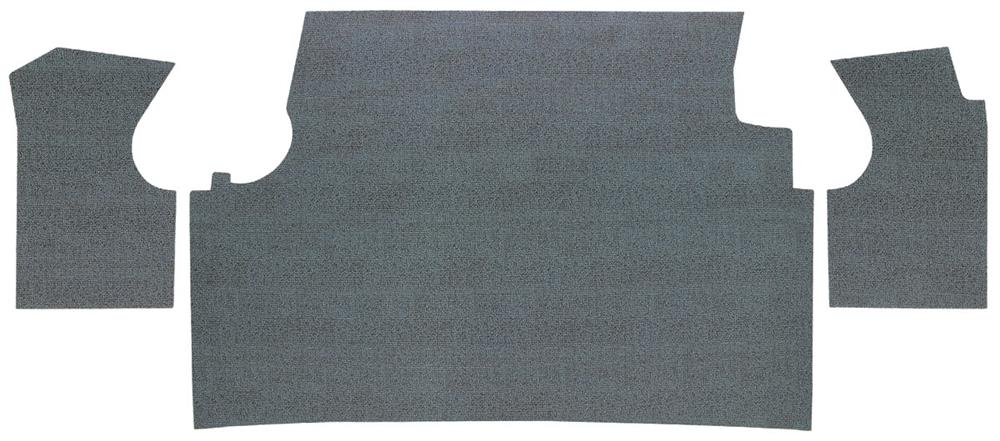 Trunk Mat, Vinyl, 1964 Grand Prix, Aqua Herringbone