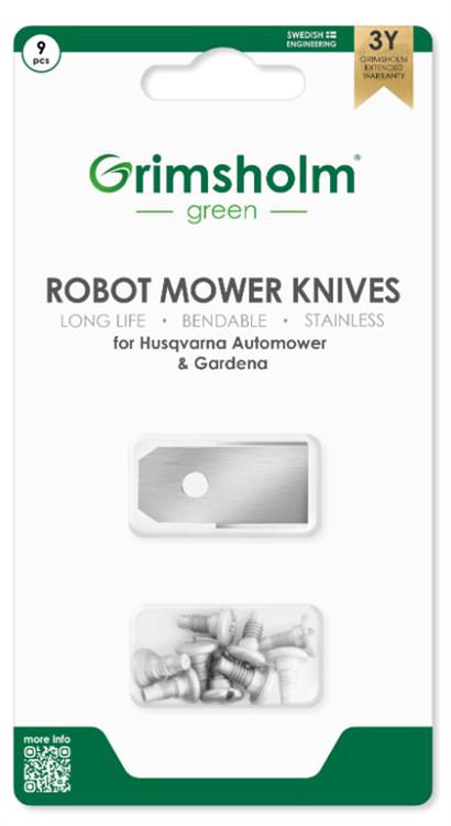 knife for Husqvarna Automower, 9pcs