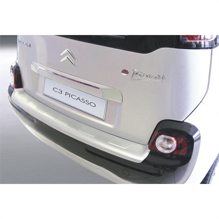 ABS Achterbumper beschermlijst Citroën C3 Picasso Zilver