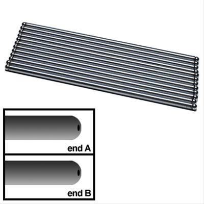 pushrods, 5/16", 257/257 mm, ball/ball 12 pc in set