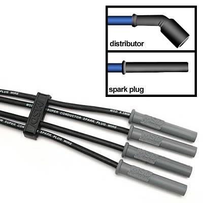 spark plug wire set, 8.5mm, black