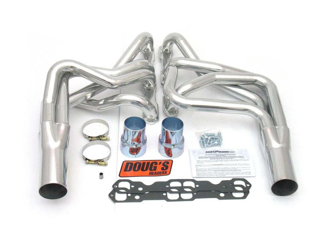 headers, 1 7/8" pipe, 3,5" collector, Silver 