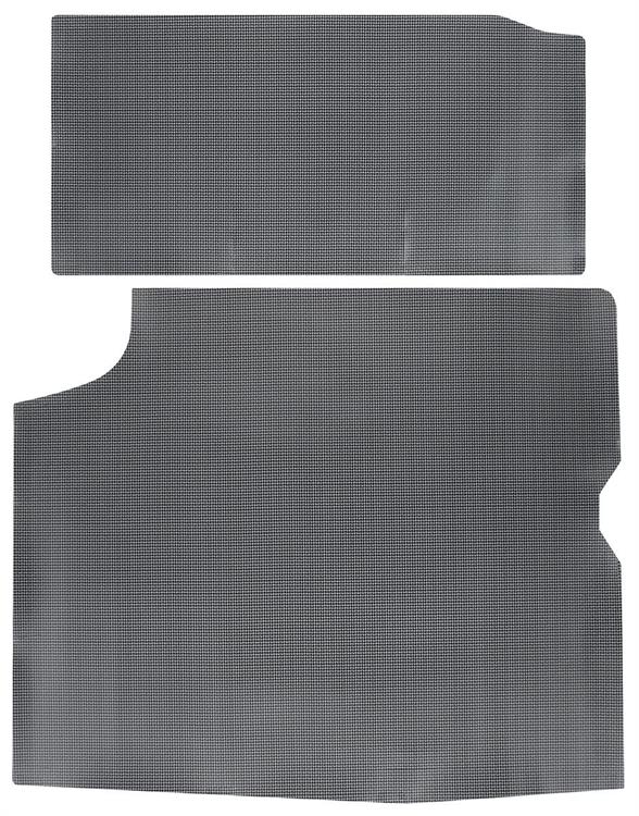 Trunk Mat, Rubber, 1964-65 Cutlass/Skylark, Gray/Black