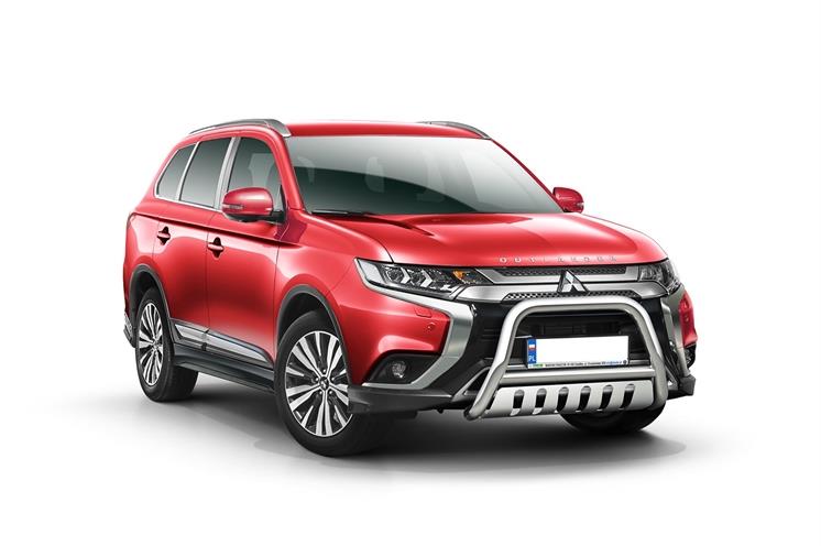 EU Frontbåge med hasplåt - Mitsubishi Outlander 2019-