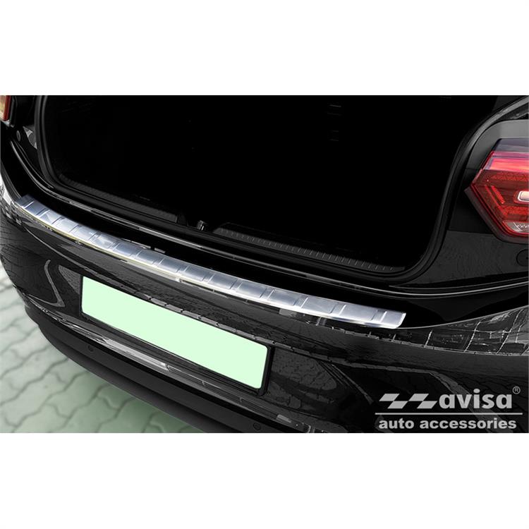 Stainless Steel Rear bumper protector suitable for Volkswagen ID.3 2020- 'Ribs'