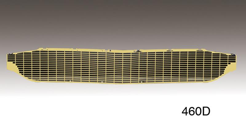 Grille, gold, OE style, grille bar delete (B/A) (OS)