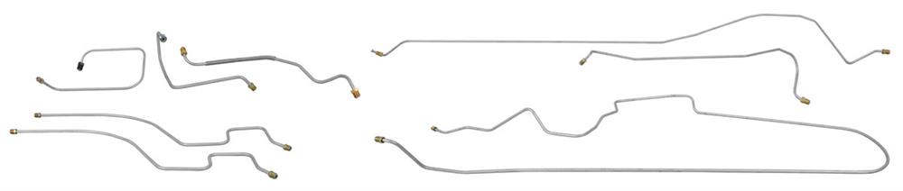 Brake Line Set, Power Disc, 1970 Grand Prix