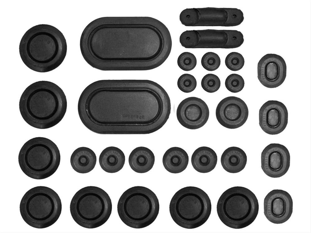 Grommets, Rubber, Ford, Kit