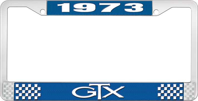 nummerplåtshållare 1973 gtx - blå