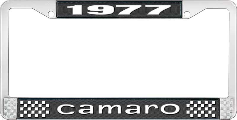nummerplåtshållare, 1977 CAMARO STYLE 1 svart