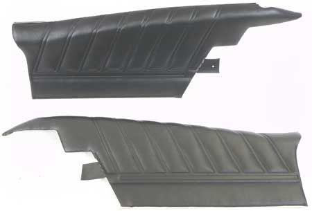 1968 IMPALA SS 2 DOOR COUPE BLACK PRE-ASSEMBLED REAR SIDE PANELS
