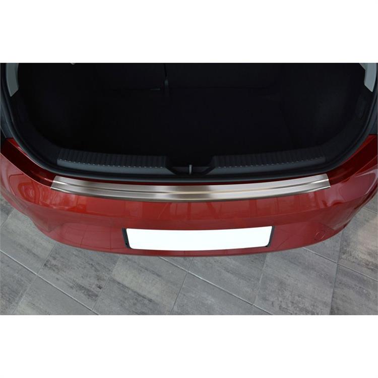 RVS Achterbumperprotector passend voor Seat Leon 5F 5 deurs 2013-2020 'Ribs'