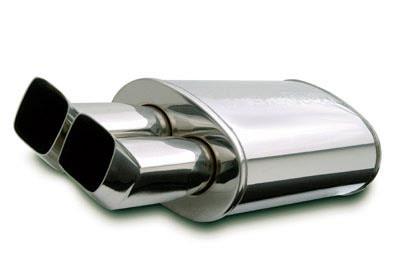 Muffler Stainless 14x5x8 2.25/2.5 D-sw-s-dtm-l