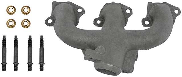 Exhaust Manifold, Cast Iron, Natural, Ford, Lincoln, Mercury, 3.8L, Front Exit, Each