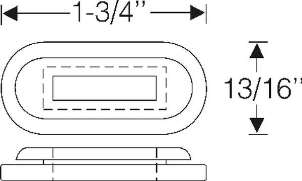 Grommet, glove box door link