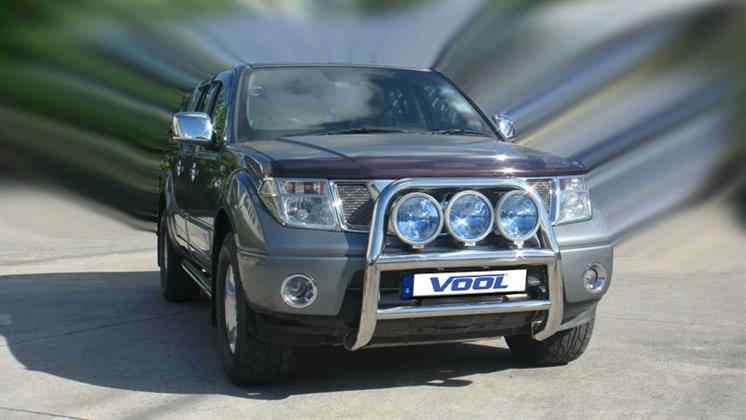 frontbåge, modell stor, 76mm - Nissan Navara D40 (King Cab) 2006-2009