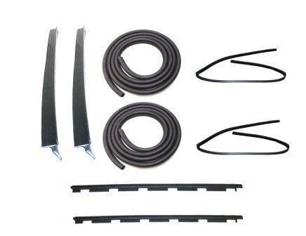 Belt Weatherstrip--Window Channel--Door Seal Kit - Front Inner Outer Driver Side & Passenger Side