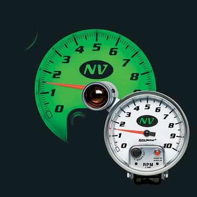 Tachometer 127mm ( 5" ) 0-10.000rpm Nv Shiftlight