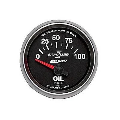 Oil pressure, 52.4mm, 0-100 psi, electric