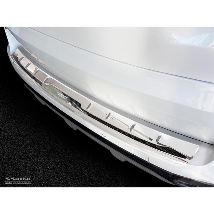 lastskydd, stötfångare bak, för BMW X5 G05 M-Package 2018- 'Performance' Silver Mirror/Black Carbon