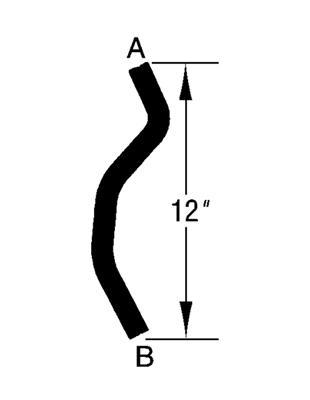 Curved Radiator Hose