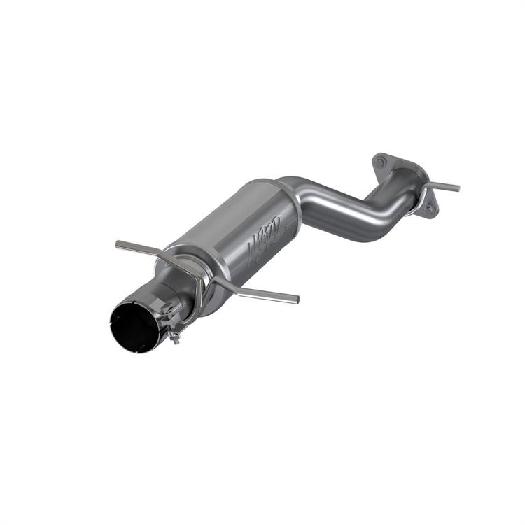 Muffler, XP Series, 409 Stainless Steel, Oval, 3" Inlet, 3" Outlet, Ram
