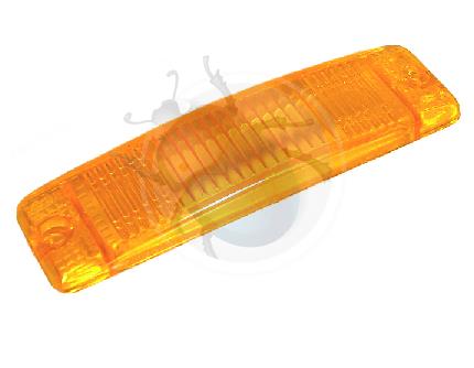 TURN SIGNAL LENS AMBER 75->