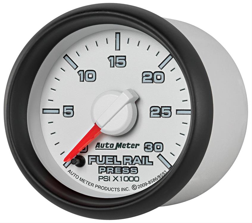 Fuel pressure, 52.4mm, 0-30 psi, electric