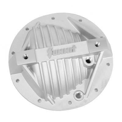 Differential Cover, Aluminum, Natural, Summit Logo, Bearing Cap Support, GM Passenger Car, 12-Bolt,