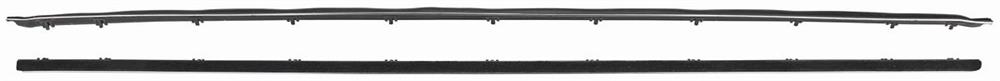 Window Felts, 1964-67 Chevelle Wagon, Tailgate, 2 pieces