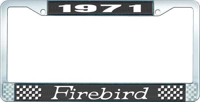 1971 FIREBIRD LICENSE PLATE FRAME - BLACK