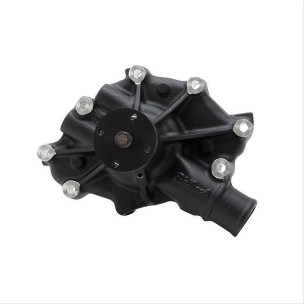 Water Pump High-volume, Aluminum, Black powdercoated