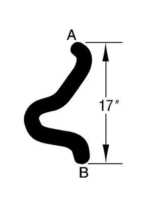 Curved Radiator Hose