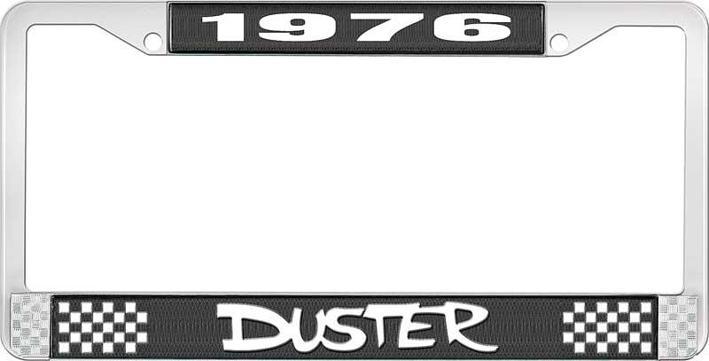 1976 DUSTER PLATE FRAME - BLACK