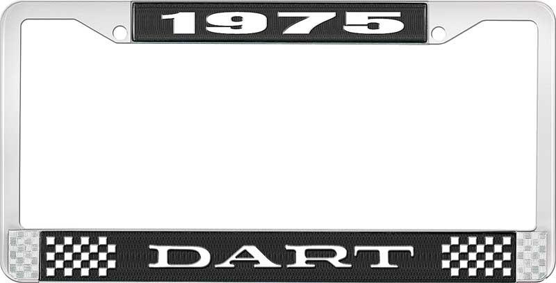 nummerplåtshållare 1975 dart - svart