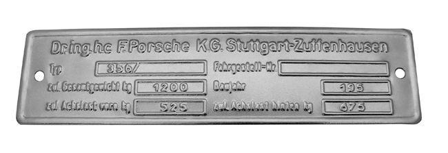 Chassinumberplate