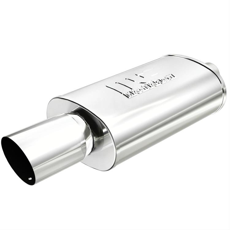 Muffler Stainless 3" in / 4" Long Out