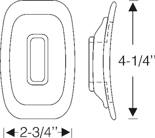 Grommets, rear bumper