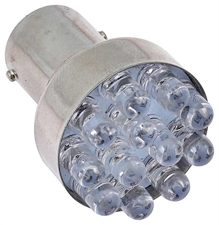 Amber LED Replacement Bulb Single Contact 1156