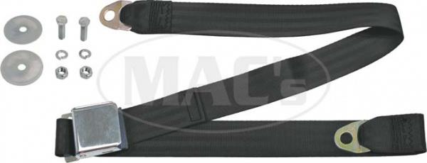 Seat belt, 60", black